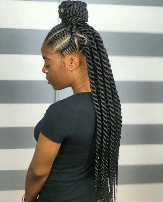 Sleek, Long Braided Styles