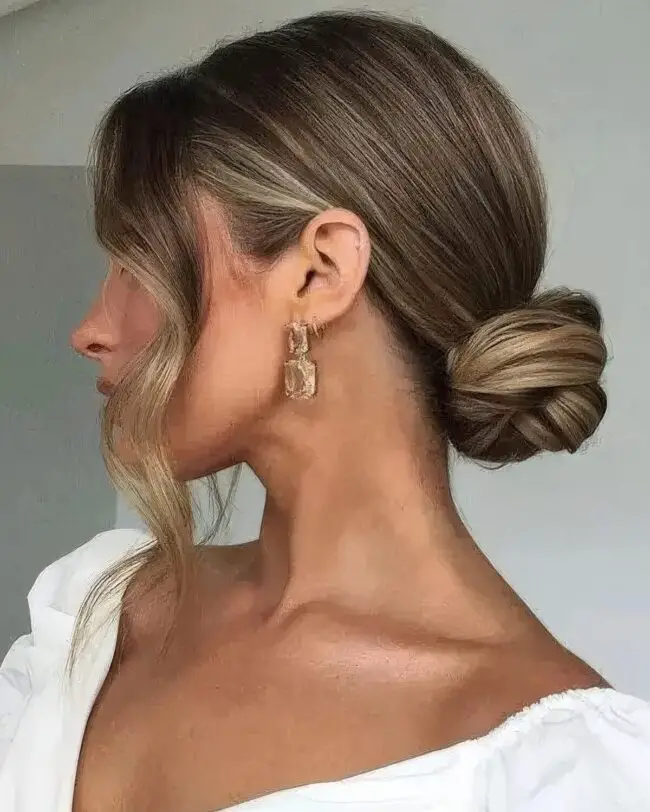 Elegant Low Bun