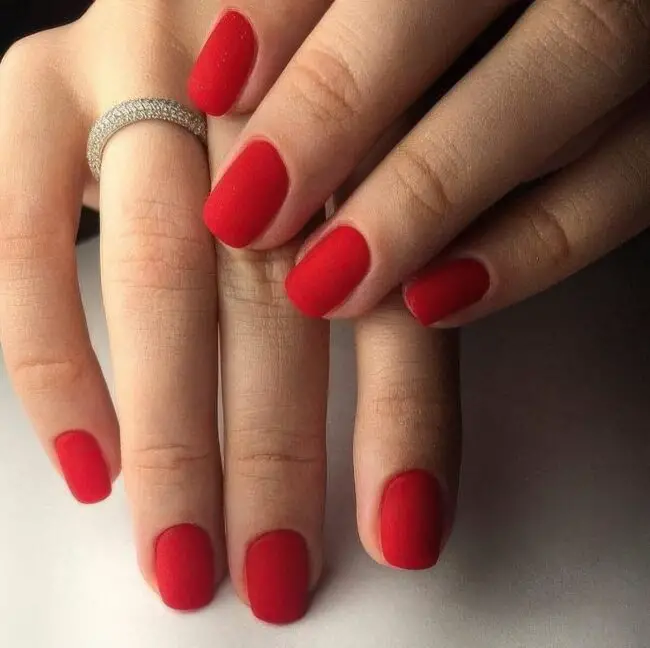 Bold Red Nail Statements