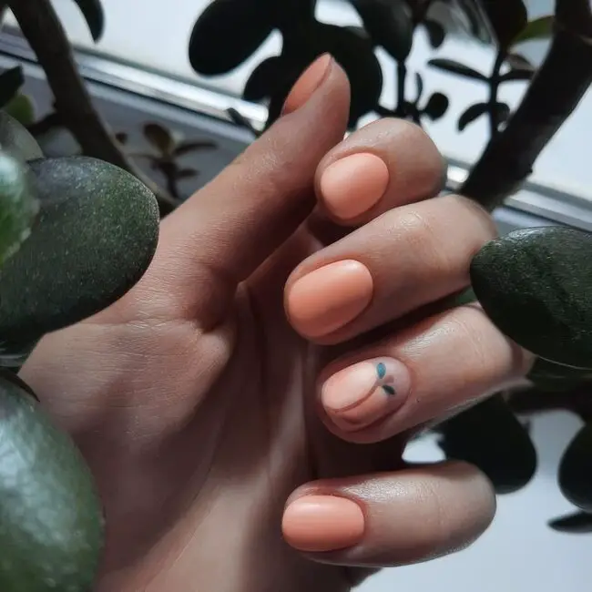 Peachy Fresh Nail Bliss
