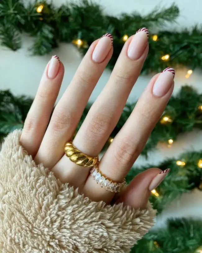 Nude and Burgundy Harmony