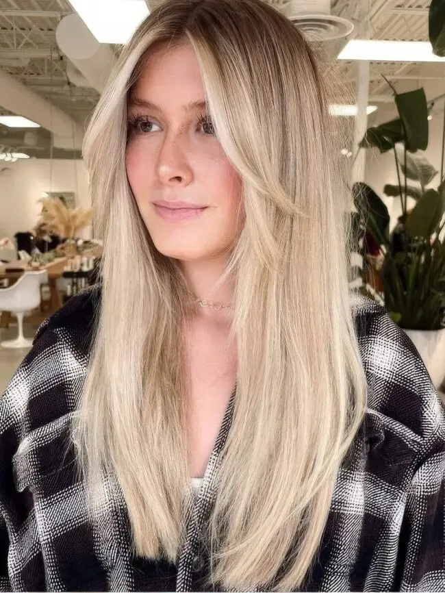 Blonde Layers with Soft Highlights