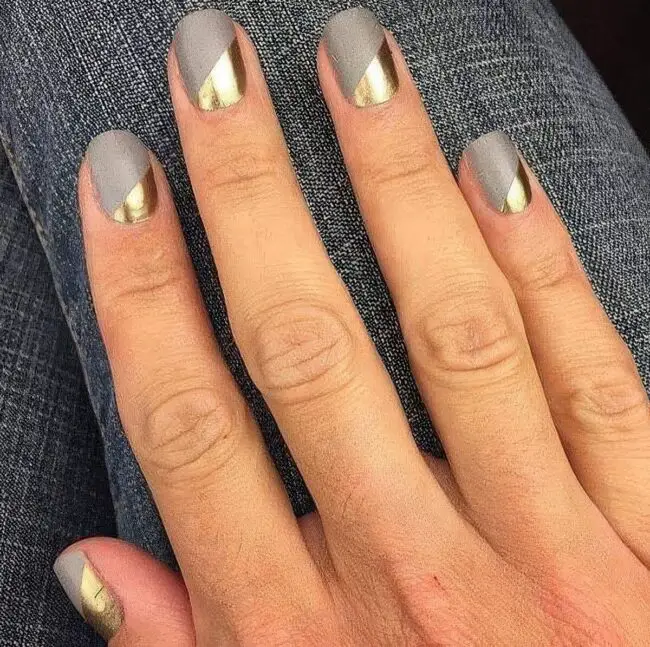 Bold Gold on Gray