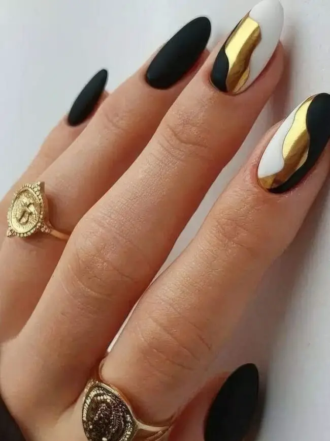 Striking Nail Art Fusion