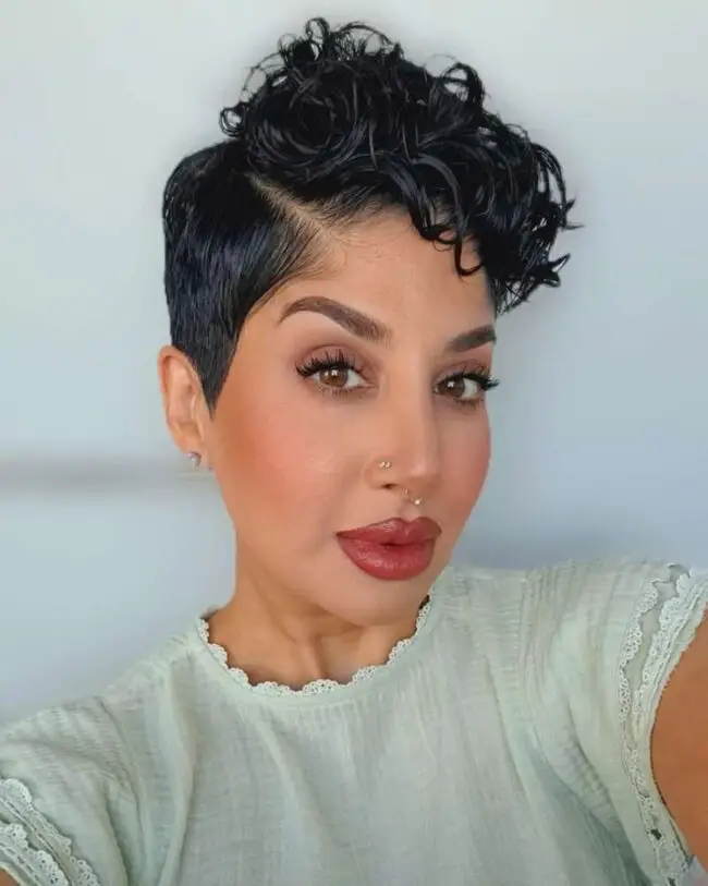 Bold Curly Pixie