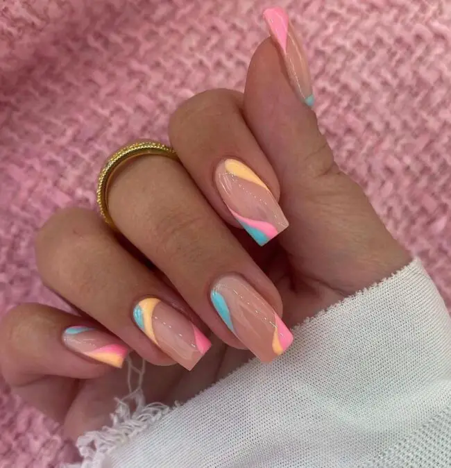 Luminous Pastel Swirls