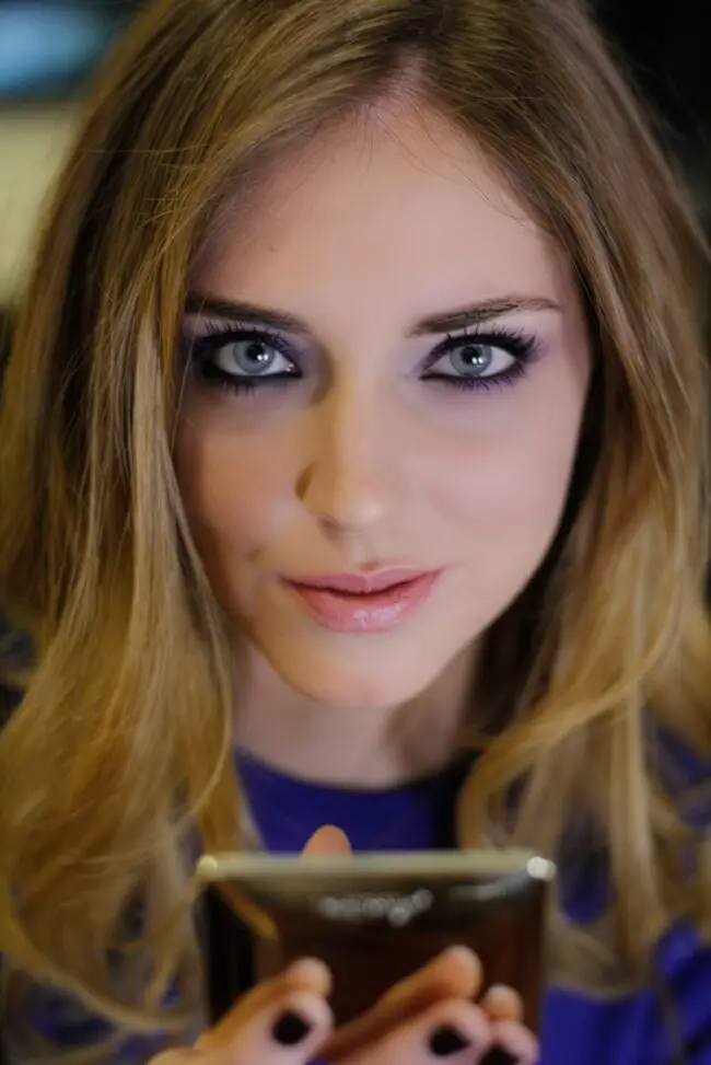 Purple Allure with Glossy Lips