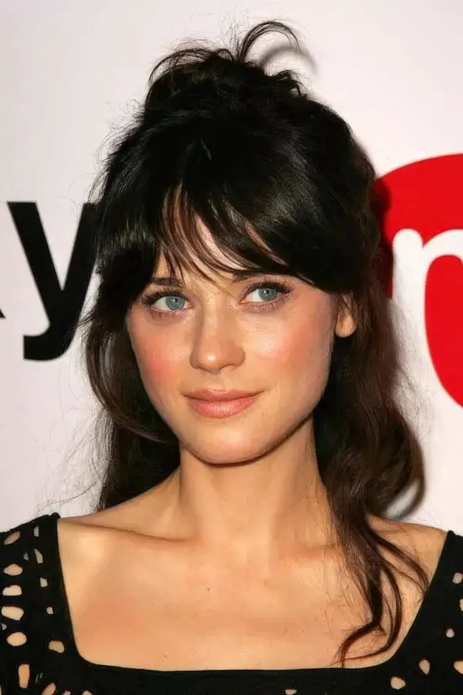 Fringe Bangs with Rich Highlights Flair