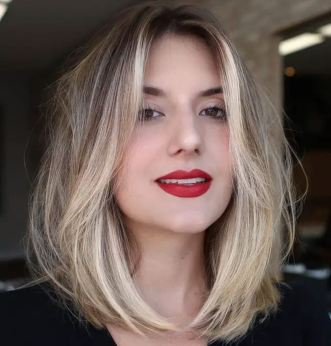 Light Blonde Bob with Soft Layers