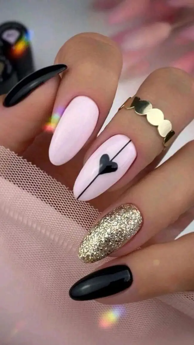 Golden Heart Accents for Subtle Love