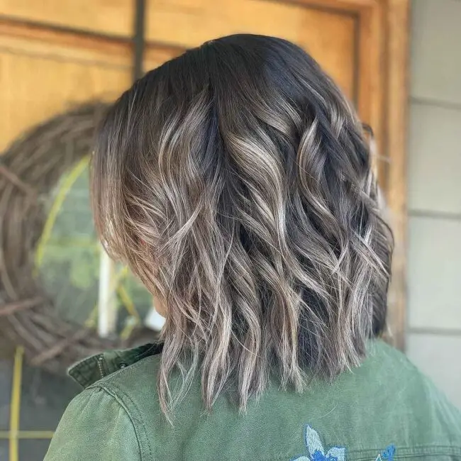 Wavy Bob with Flair