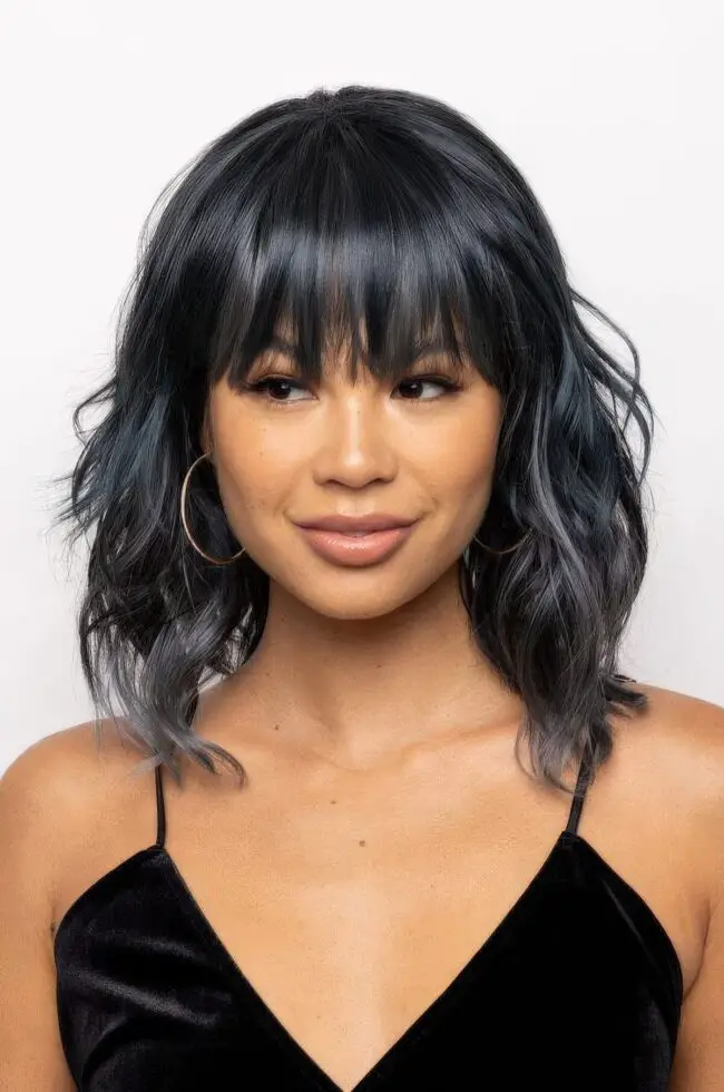 Ombre Fringe Bangs for Effortless