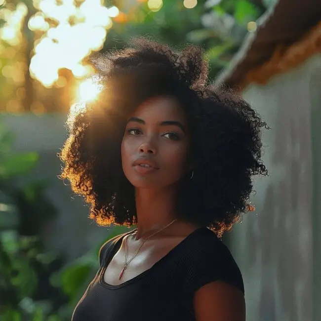 Glowing Natural Curls