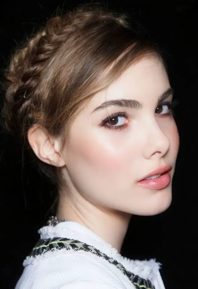 Radiant Glow with Soft Peach Accents