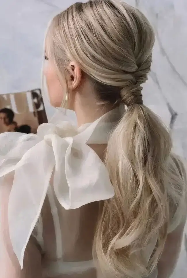 Charming Low Ponytails