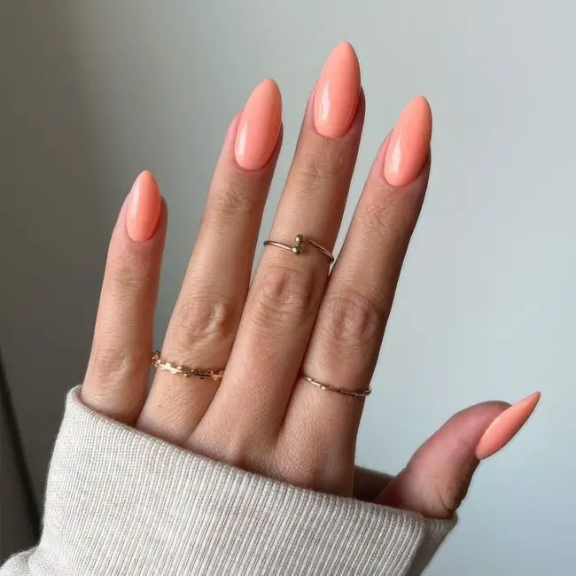 Warm Coral Nail Magic