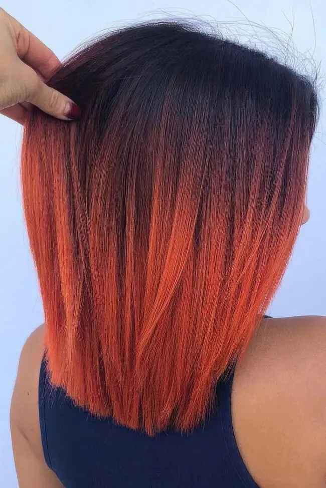 Fiery Hair Transformation
