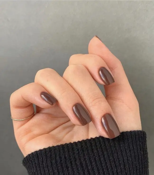 Warm Chocolate Nail Bliss