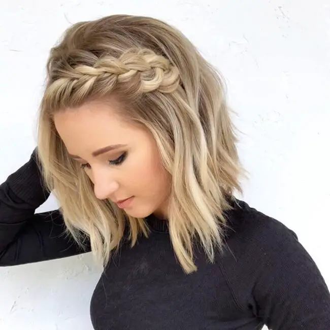 Side Braid for Short Hair