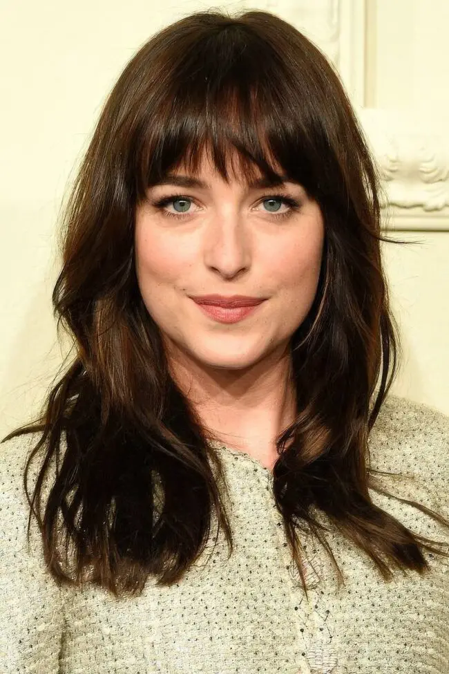 Fringe Bangs in Rich Dark Tones