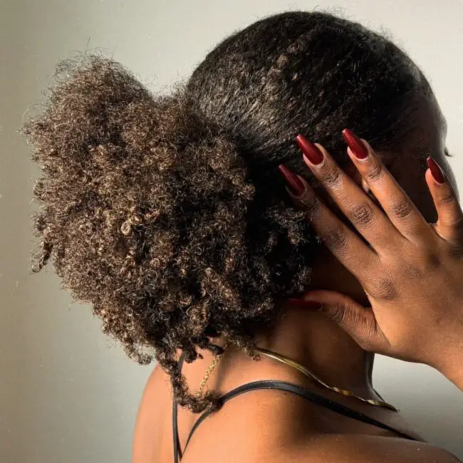 Sleek Ponytail with Bouffant Volume