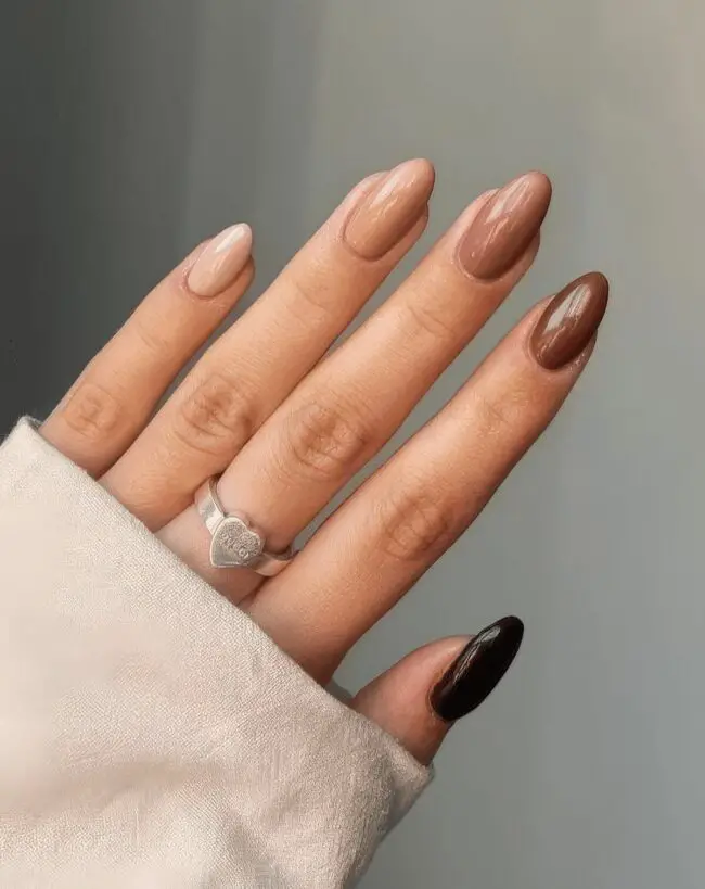 Warm Hues for Nails