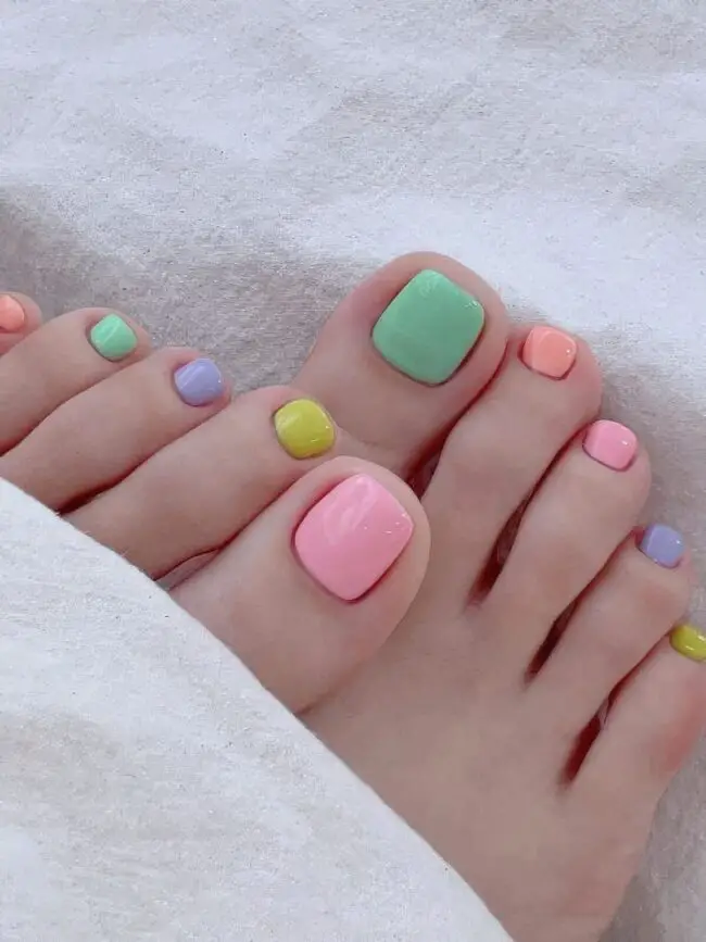 Joyful Colors for Feet