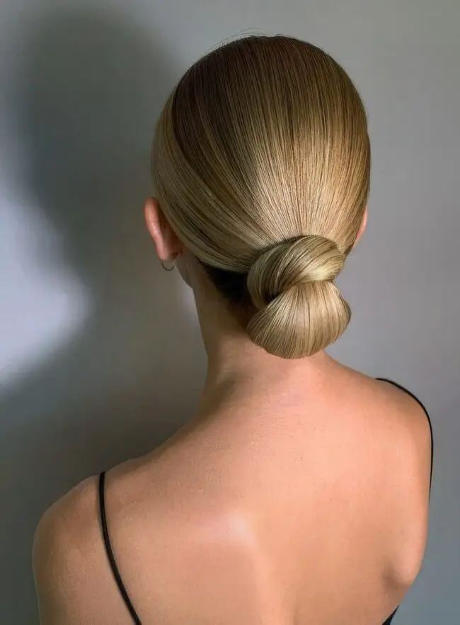 Sleek Low Buns