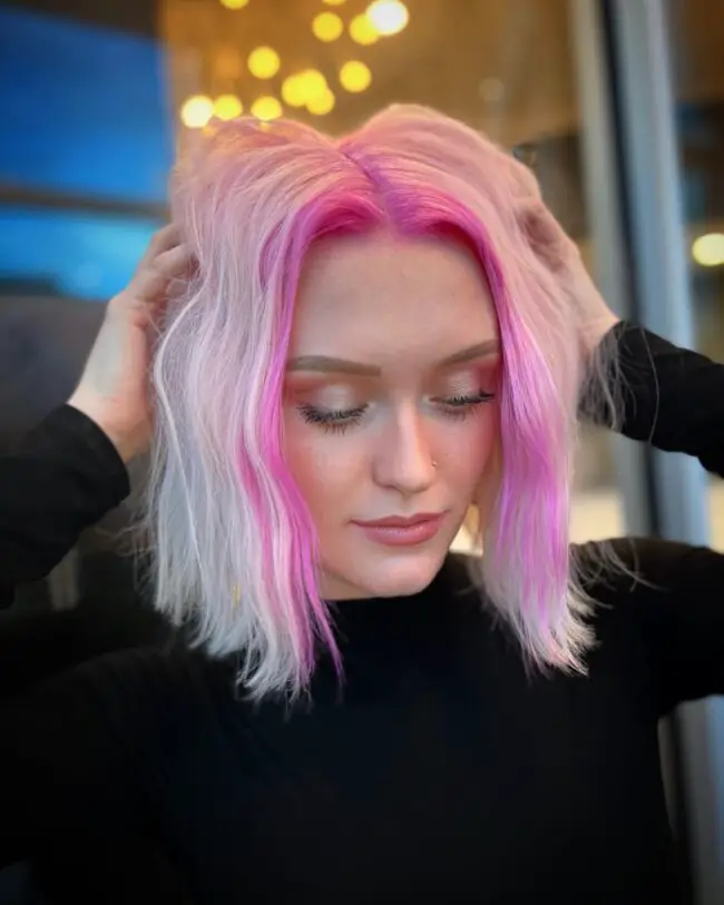 Rose Gold Glow with Metallic Shine