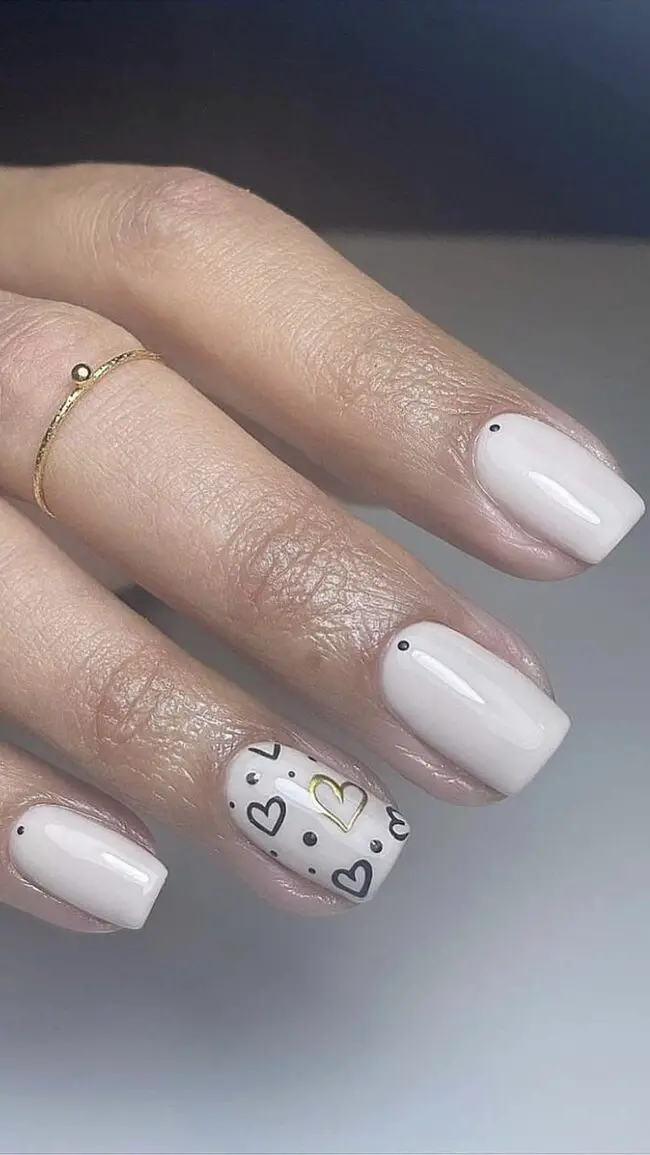 Playful Polka Dots with Love Letters