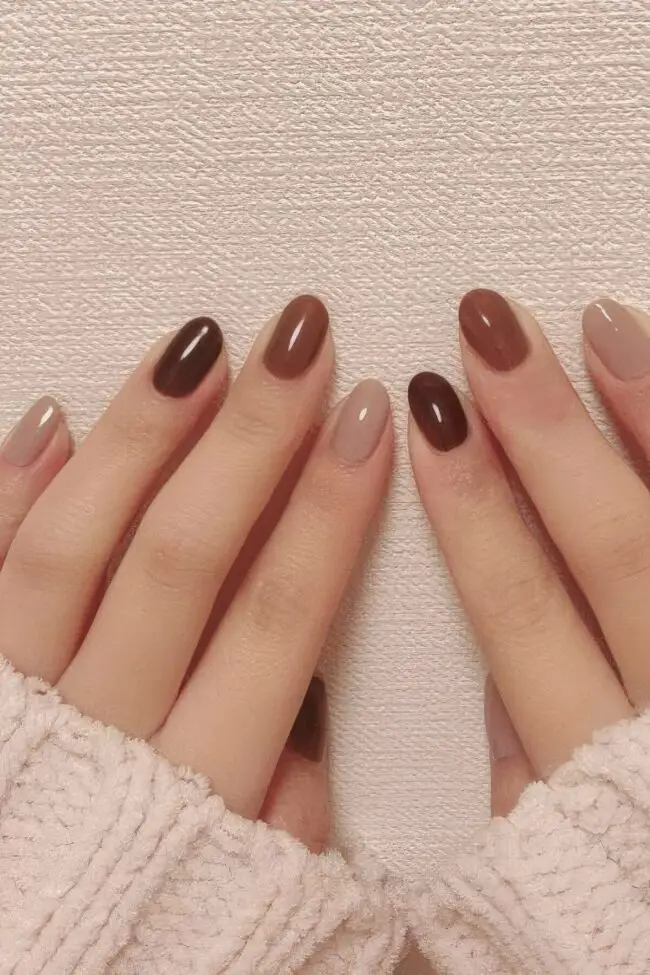 Cozy Nail Color Combinations