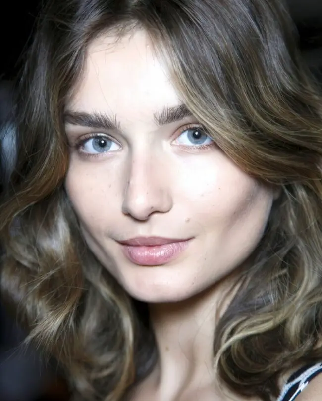 Radiant Skin with Soft Pink Lips