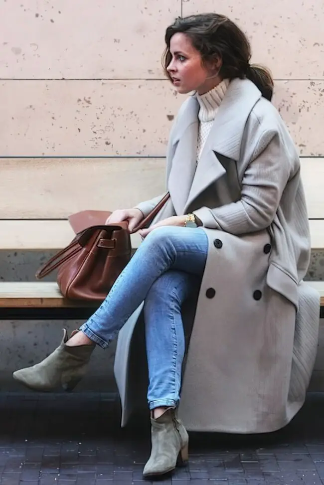 Oversized Soft-Toned Statement Coat