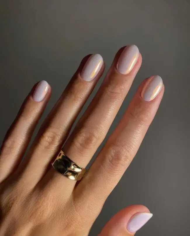 Fresh Apricot Almond Nails
