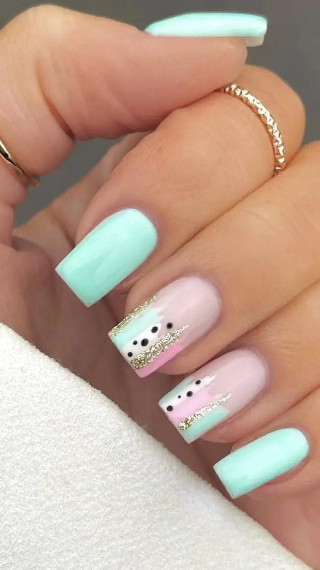 Playful Pinks with Water-Inspired Hues