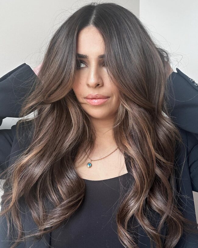 Sophisticated Chocolate and Caramel Waves