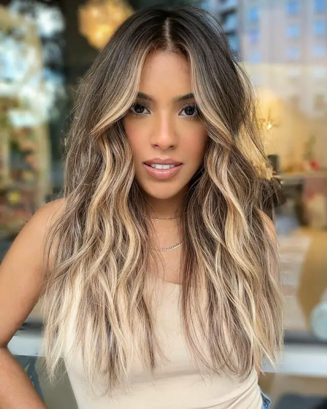 Chic Caramel Waves
