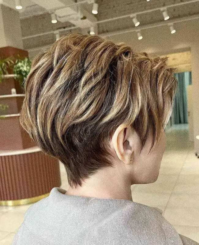 Textured Pixie Playfulness