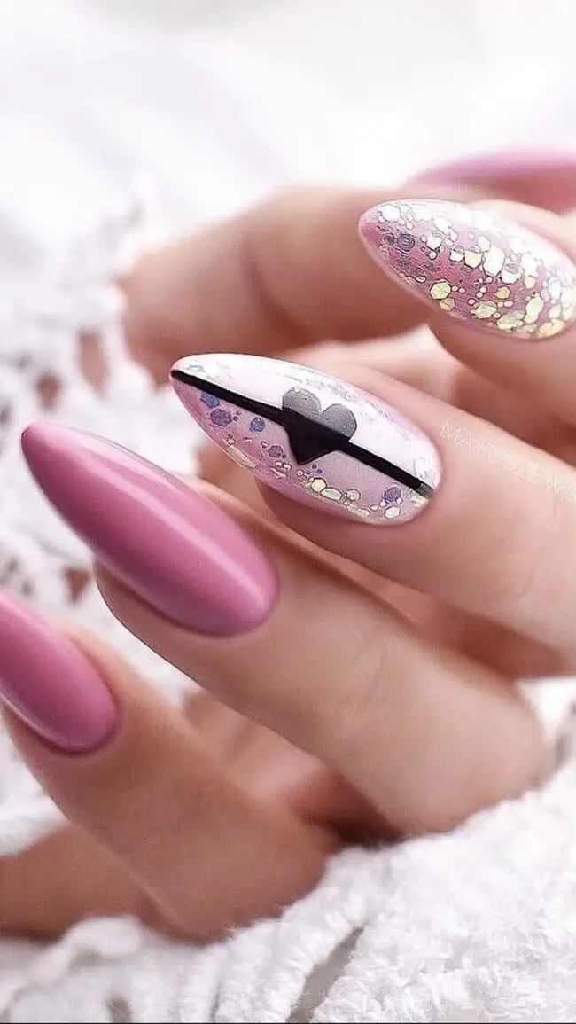Sweetheart Red Dip Nails
