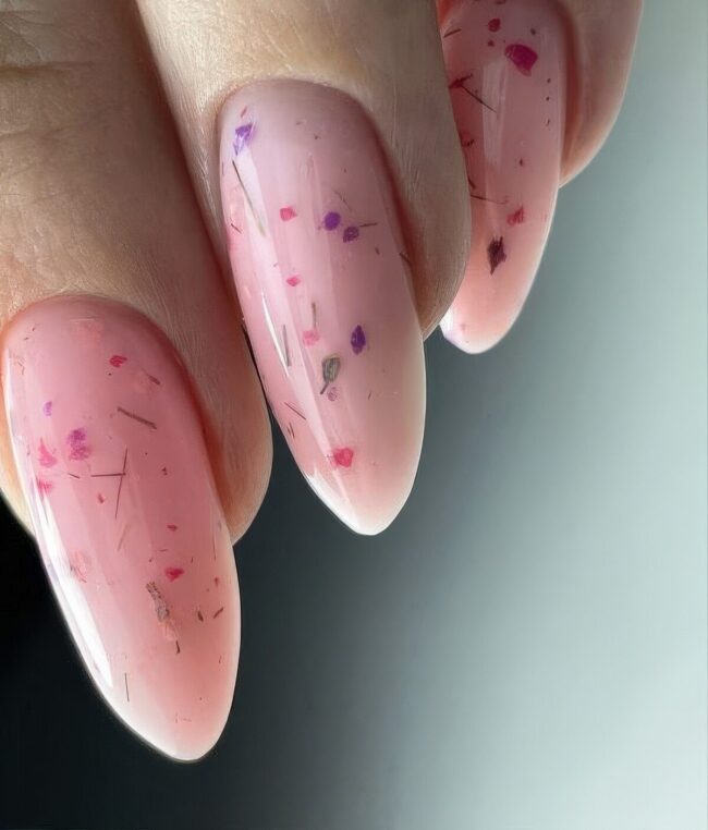 Whimsical Pink Nail Art