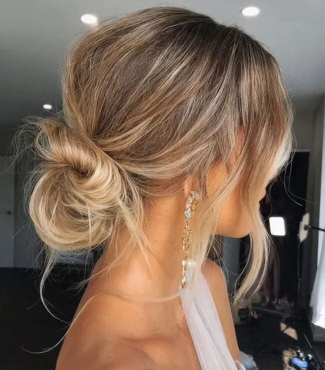 Charming Low Bun
