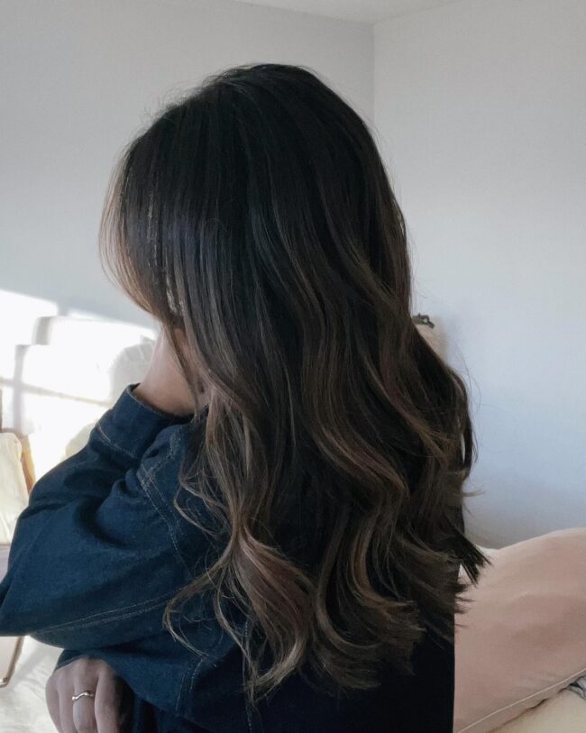 Soft Brown Highlights for Subtle Elegance