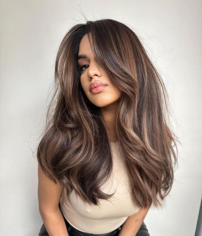 Luxurious Deep Chocolate Waves