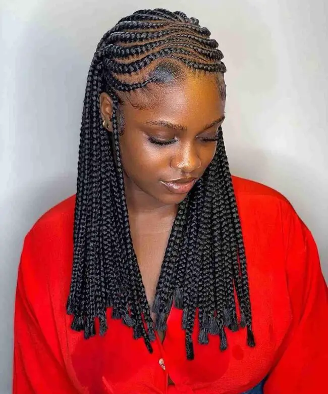 Defined Cornrow Styles