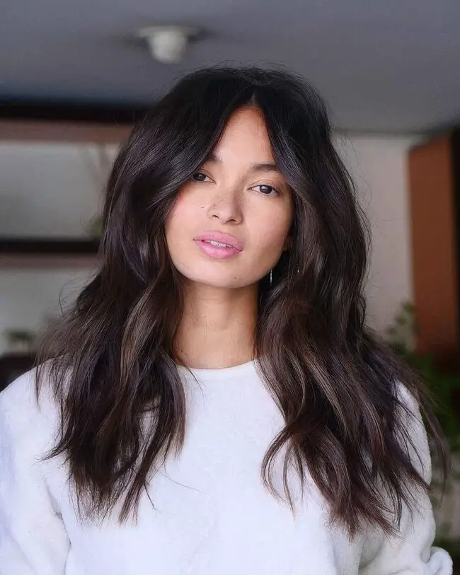 Rich Chocolate Waves with Sunlit Highlights