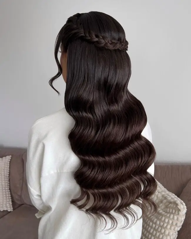 Sophisticated Braided Updo for Special Occasions