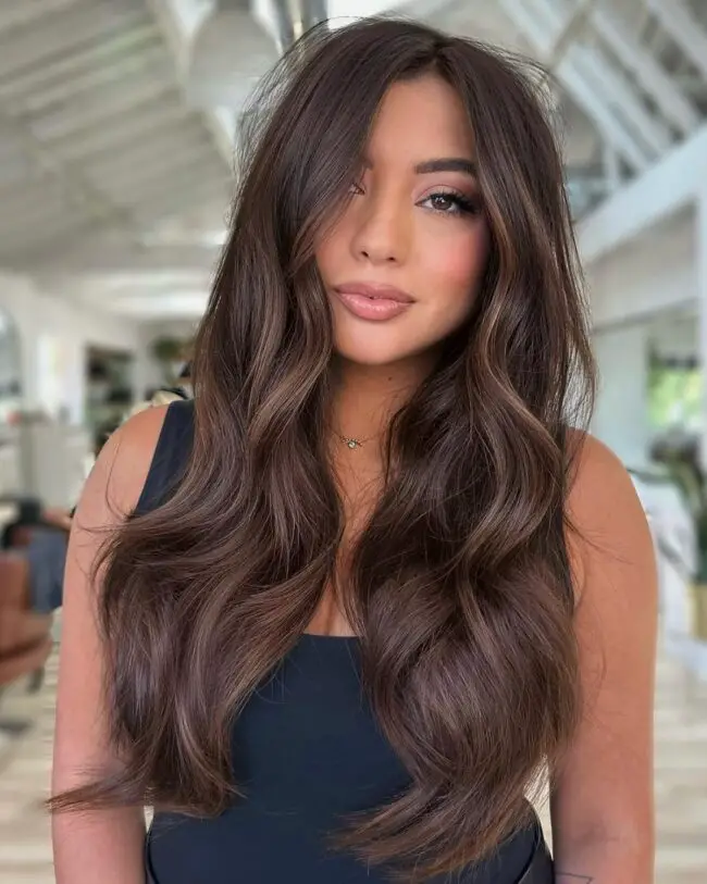 Midnight Brunette with Subtle Touches