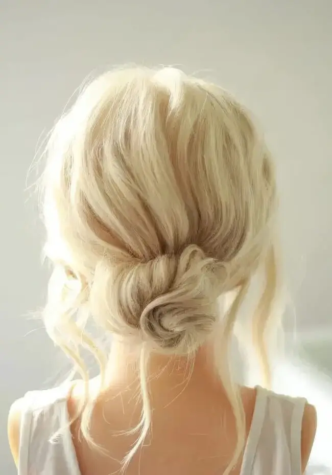 Effortless Low Bun Beauty