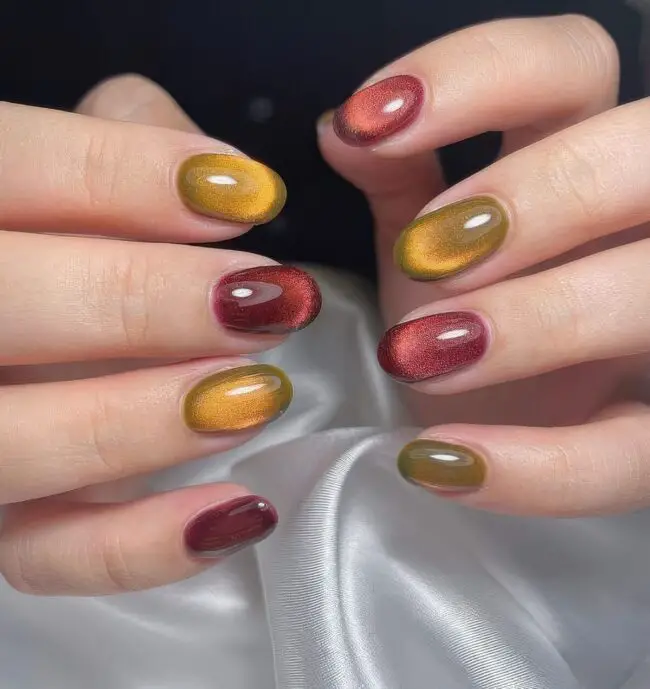 Autumn's Colorful Nail Magic