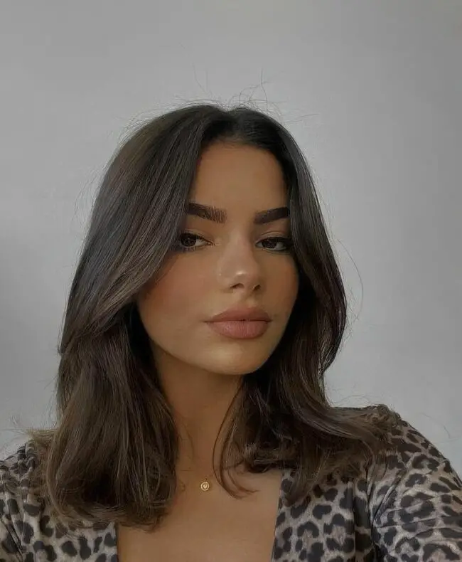 Rich Chocolate Waves with Subtle Highlights